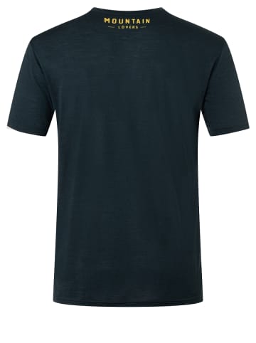 super.natural Merino T-Shirt in blau