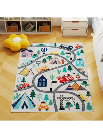 HOMCOM Teppich-160L x 120B x 1H cm-Mehrfarbig