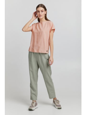 Oxmo Rundhalsshirt OXArnora in Rosa