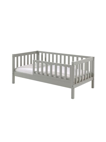 58 aufm Kessel JUNIORBETT Karie 148x60x76 aus Massivholz in Grau