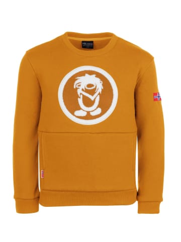 Trollkids Sweatshirt "Trolltunga" in Gold-Gelb