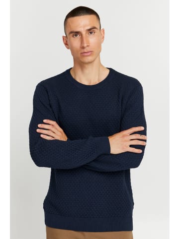 !SOLID Strickpullover SDClive LS 21107143  Moderner Strickpullover in Blau