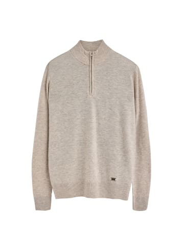 Polo Club Pullover in Beige Meliert