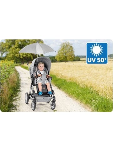 Reer ShineSafe+ Kinderwagen-Sonnenschirm in grau ab 0 Monate