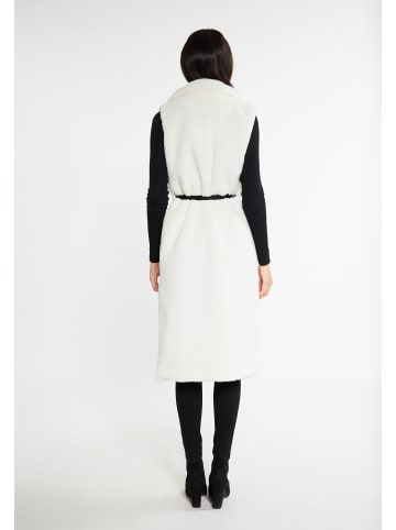 faina Damen Weste in Wollweiss