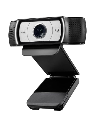 Logitech Webcam C930e für gestochen scharfe Full HD 1080p Videokonferenzen in Schwarz