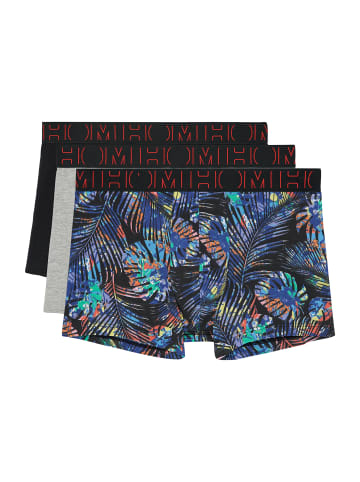 HOM Retro Pants Jorge Boxer in Black/Black print/Grey