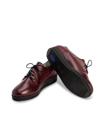 VITAFORM Echt Leder & vitaform Stretch Schnürer in bordeaux