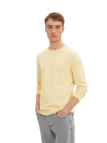 Tom Tailor Pullover in gelb