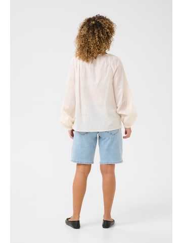 Cream Langarm-Bluse CRLesia Regular fit in Snow White