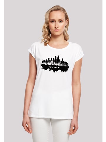 F4NT4STIC T-Shirt Cities Collection - New York skyline in weiß