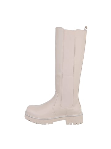 Ital-Design Stiefel in Beige