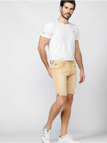 KOROSHI SHORTS COLOR SLIM FIT in TIERRA / ERDE BRAUN