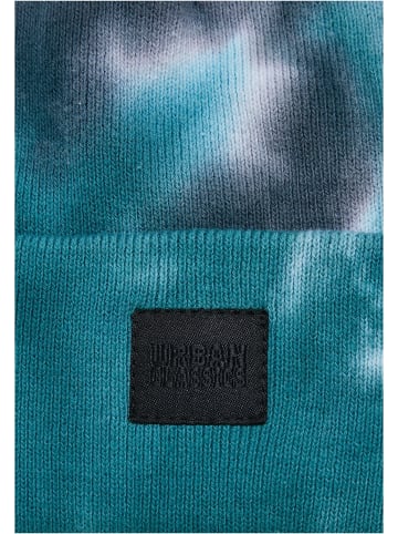 Urban Classics Urban Classics Unisex Tie Dye Beanie Kids in grey/teal