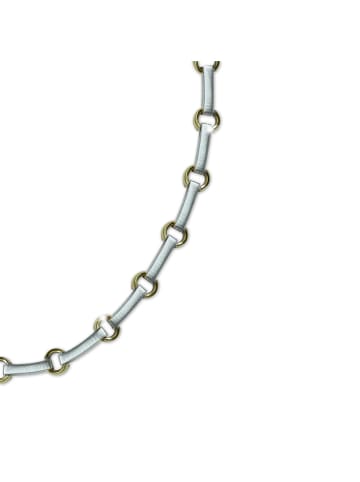 SilberDream Halskette Silber 925 Sterling Silber, vergoldet (Gelbgold 333) ca. 45cm
