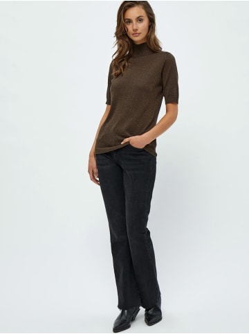 minus T-Shirt in Slate Brown Lurex