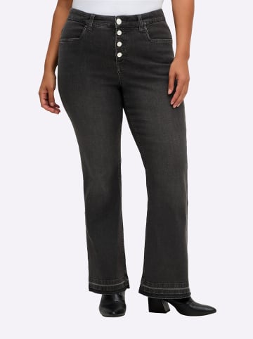 sheego Jeans in graphit denim
