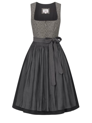 MarJo Midi Dirndl Grace in Schwarz