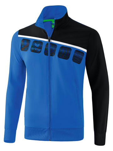 erima 5-C Praesentationsjacke in new royal/schwarz/weiss