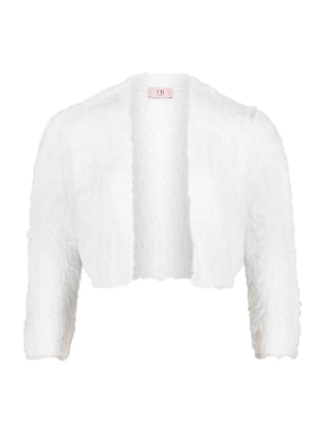 Vera Mont Strickbolero mit Struktur in Rohweiß