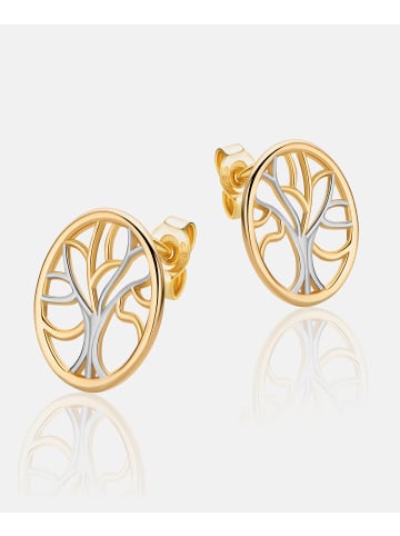 Diamant L'éternel Ohrringe aus 585 Gelbgold