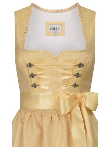Nübler Midi Dirndl Gundula in Gelb