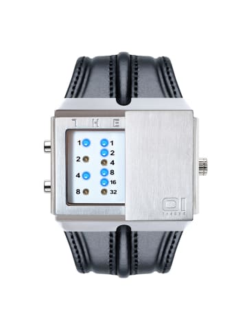 OI THE ONE Digitaluhr für Herren in Schwarz