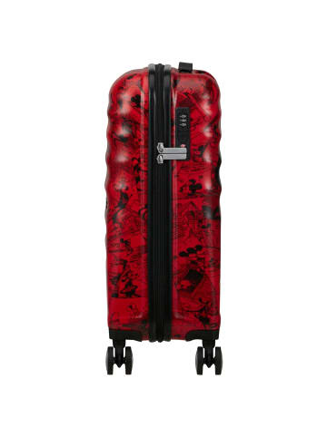 American Tourister Wavebreaker Disney - 4-Rollen-Kabinentrolley 55 cm (rot) in mickey comics red