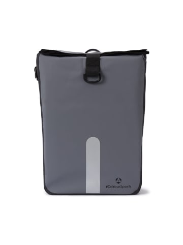 #DoYourSports Wasserdichte Fahrradtasche Roll-Top 21 L grau  grau