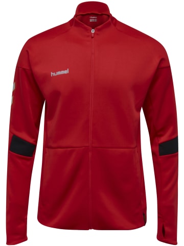 Hummel Reißverschluss Jacke Daumenlöcher Tech Move Herren in TRUE RED