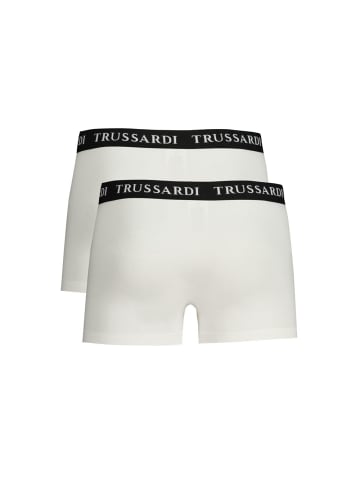 Trussardi Weiße Baumwoll-Boxershorts