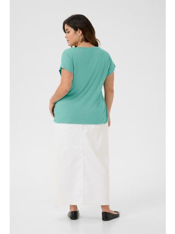 KAFFE curve T-shirt KCjena Loose fit in Teal
