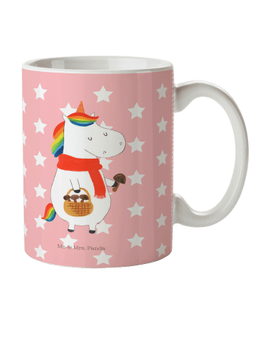 Mr. & Mrs. Panda Kinderpott Einhorn Pilz ohne Spruch in Rot Pastell