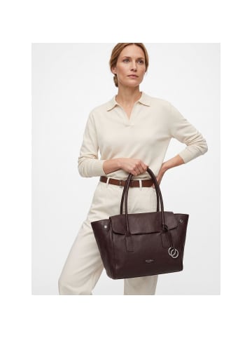 Marc O'Polo Shopper Tasche Leder 52 cm black cherry