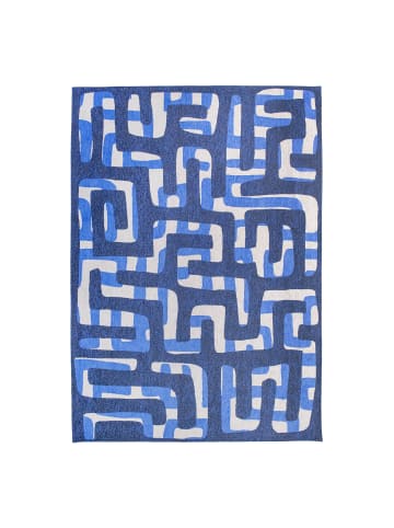 Louis de Poortere Teppich Ultramarine in Blau