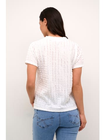 Cream T-Shirt kurzarm CRYassi Regular fit in Snow White