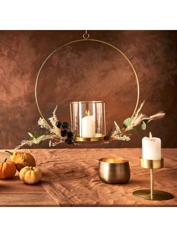 Butlers Hängedeko Ring LUNA 2er-Set in Gold