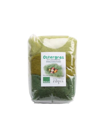 Wollmanufaktur Filges Ostergras aus Bioland Wolle Grüntöne in grün