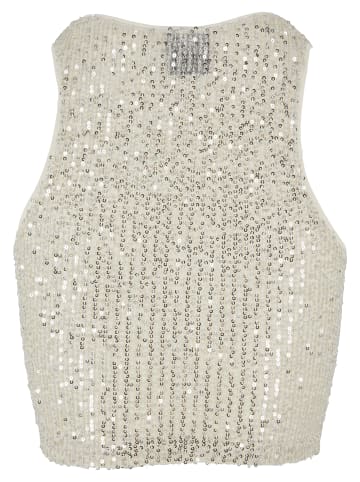 Urban Classics Cropped Tees in whitesand