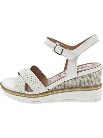Tamaris Keilsandalette Weiß