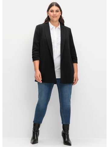 sheego Longblazer in schwarz