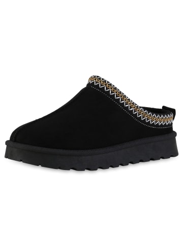VAN HILL Pantoffeln Penelope in Schwarz