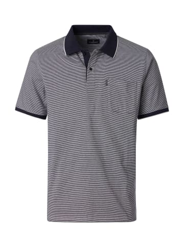 CASAMODA Polo-Shirt in graues Mittelblau