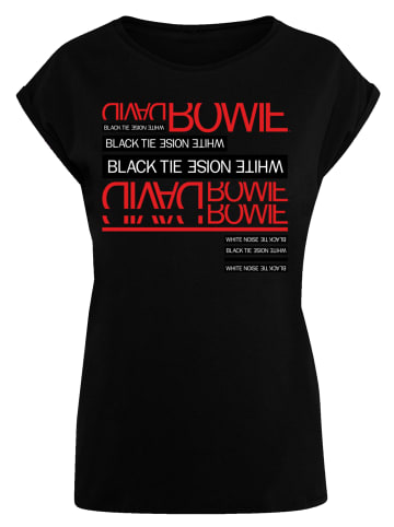 F4NT4STIC T-Shirt David Bowie  Black Tie White Noise in schwarz