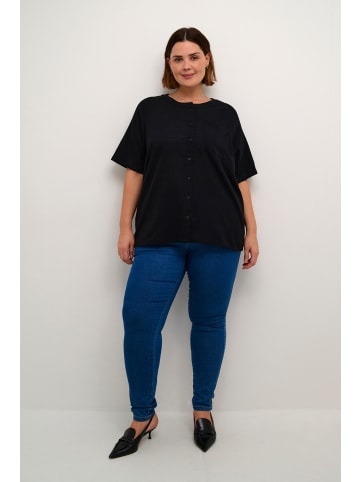 KAFFE curve Langarm - Hemd KCpaula Loose fit in Black Deep