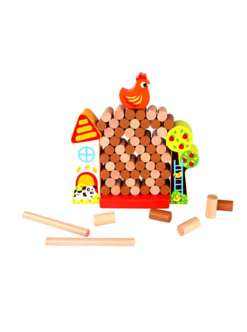 Tooky Toy Holz-Lernspiel Farm TKC572 in bunt