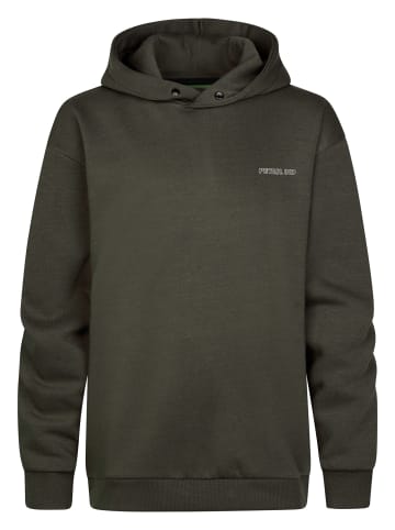 Petrol Industries Lockerer Hoodie mit Print ironrun in Grau