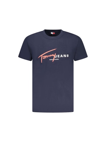 Tommy Hilfiger Blaues Baumwoll-T-Shirt