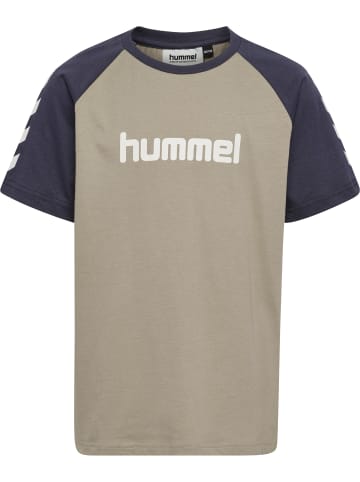 Hummel T-Shirt Hmljr Logo Jungen in VINTAGE KHAKI