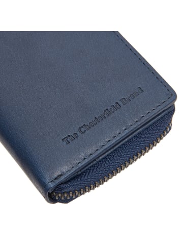 The Chesterfield Brand Sionel Geldbörse RFID Schutz Leder 7.5 cm in navy